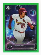 2022 Bowman Platinum Precious Elements Green /99 Joshua Baez #PE-11 CARDINALS