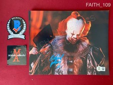 Dustin Faith signed 8x10 photo IT: Welcome to Derry Pennywise Beckett COA