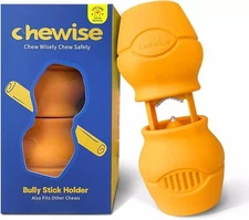 Chewise Bully Stick Holder Heavy Duty Secure BPA-Free  Safety for Dogs 20+lb