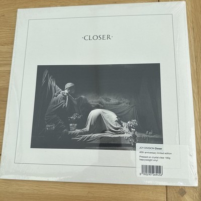 Joy Division - Closer -  40th Anniversary - Limited Edition Clear Vinyl. New