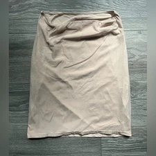 SPANX Assets Cream Mesh Lace Skirt Shapewear Size XL