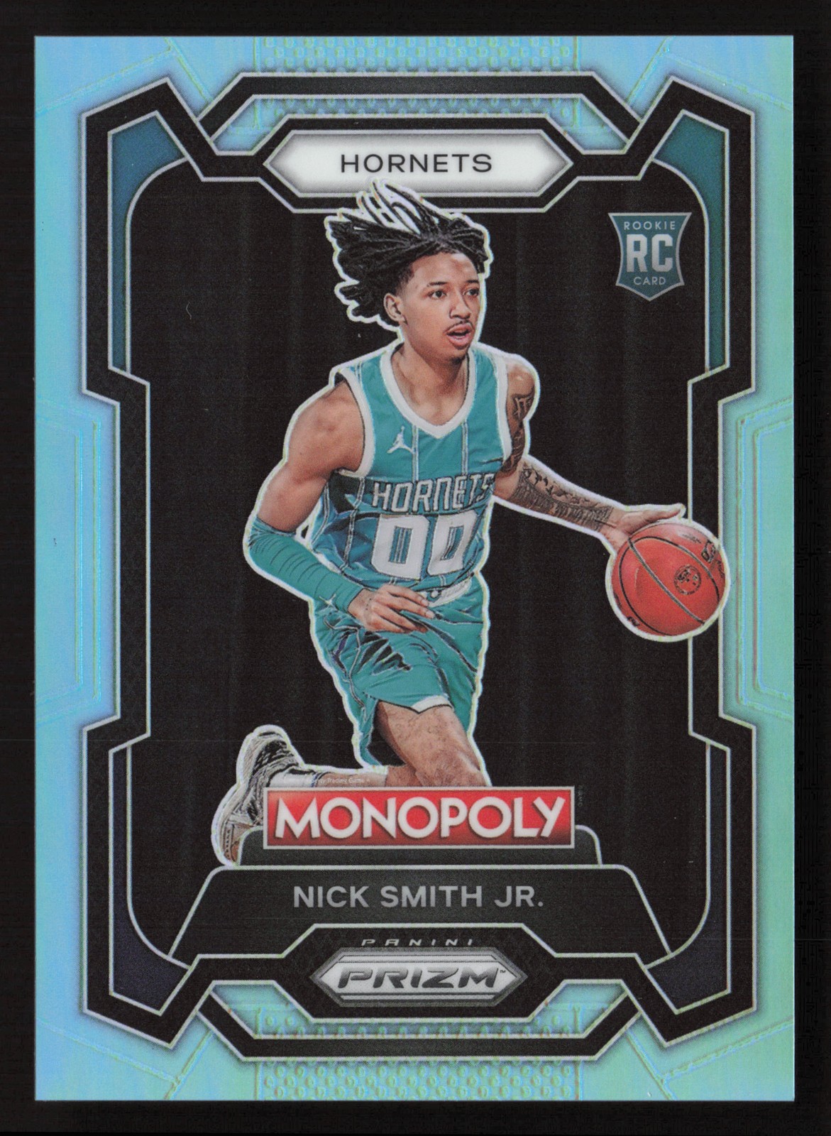 2023-24 Panini Prizm Monopoly #14 Nick Smith Jr. Light Blue #/199