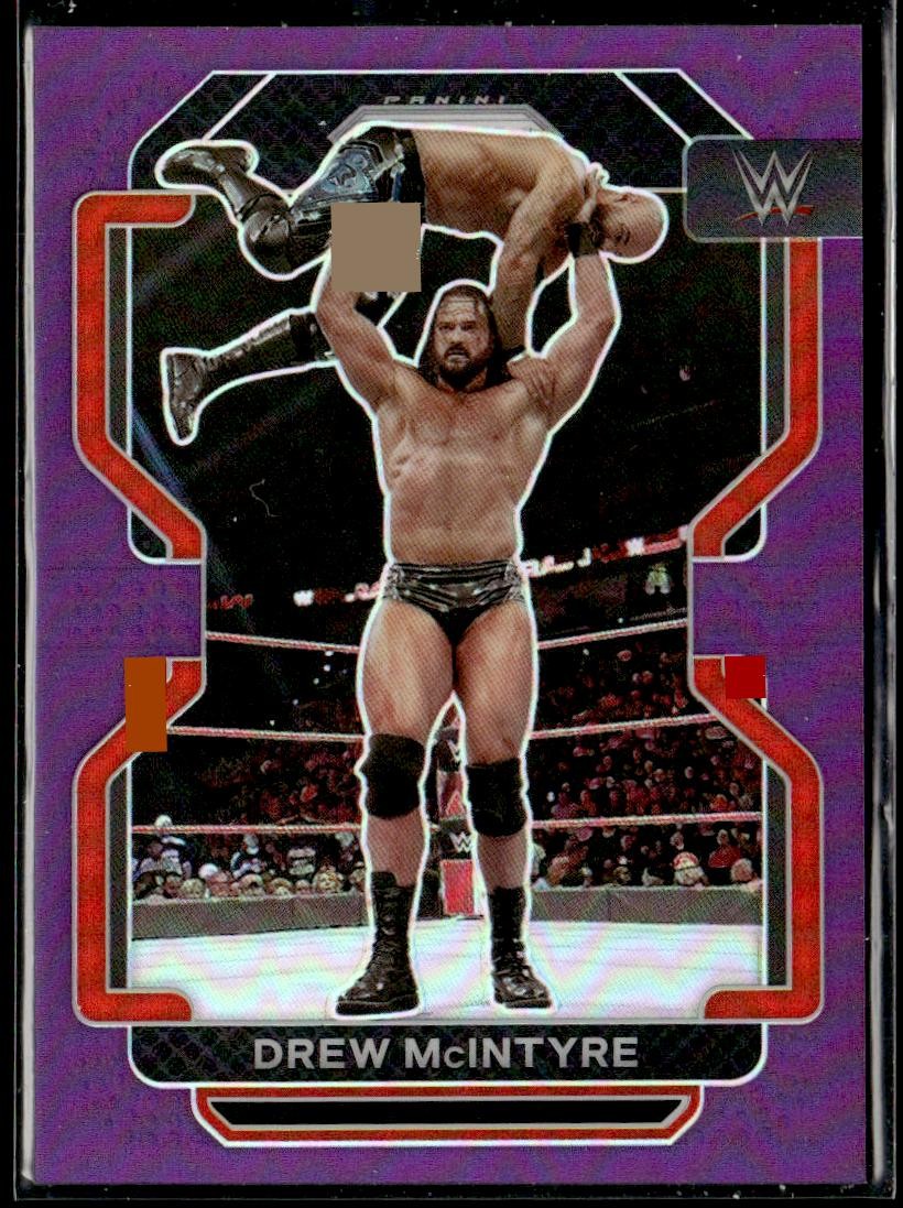 2022 Panini Prizm WWE Drew McIntyre Purple #/149