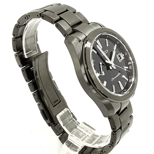 OROLOGIO CITIZEN THE CITIZEN SOLAR AQ1054-59E ACCIAIO INOX QUADRANTE NERO UOMO F/S - Foto 3 di 9