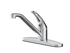 Project Source Wakebridge Single-Handle Kitchen Faucet Polished Chrome 5667570