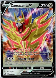 Zamazenta V 098/159 Crown Zenith Ultra Rare Holo