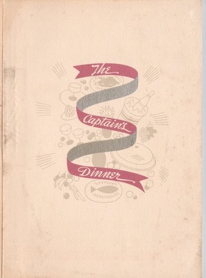 1941 American President Lines Captain's Farewell Dinner Menu