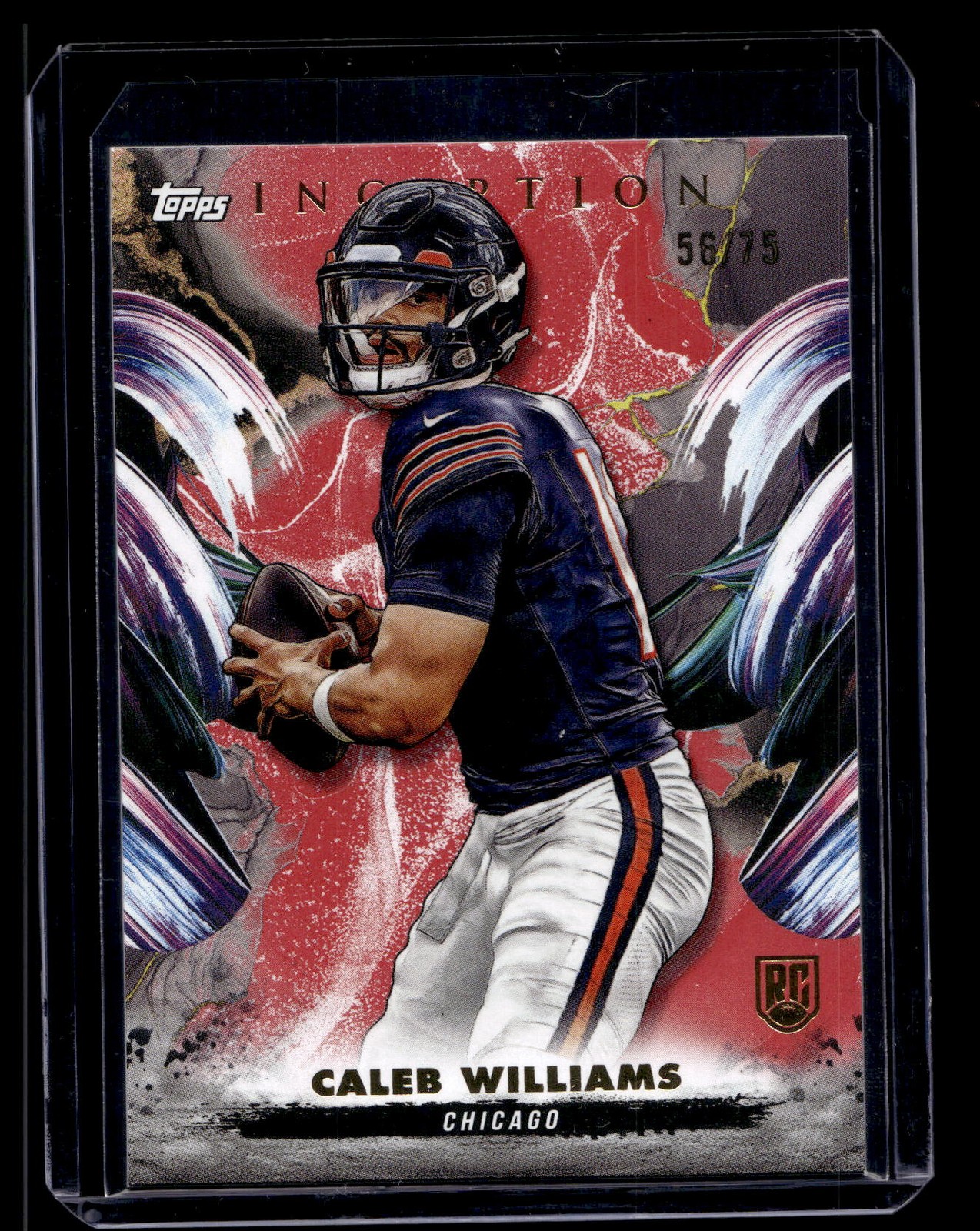 2024 Topps Inception #157 Caleb Williams Red #/75