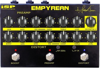 ISP Empyrean Michael Sweet Signature Preamp Effects Pedal