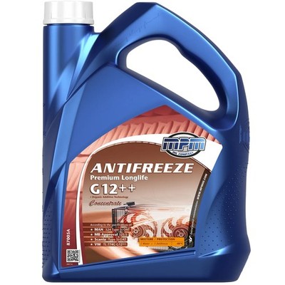 Kühlerfrostschutz Konzentrat G12++ rot 5L Longlife MPM Premium Frostschutz VAG