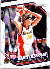 2025 Panini Prizm WNBA #34 Nancy Lieberman White Seismic Prizms
