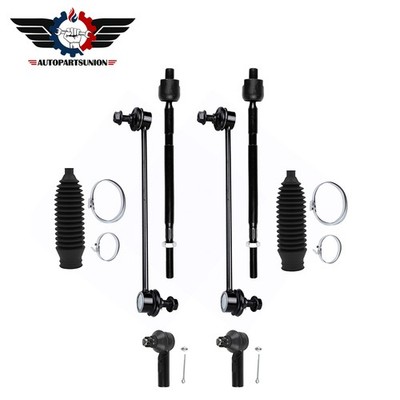 8pc Front Tie Rod Ends Sway Bars Bellow Boots For Suzuki SX4 2007-2011 2012 2013