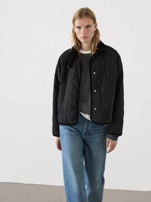Massimo Dutti women's casual small high neck short jacket