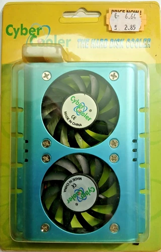 Hard Disk Drive Dual Cooler Fans HC-350 Blue