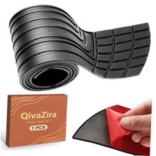 Rubber Rear Bumper Protector Guard Universal Anti Scratch Trunk Door Sill