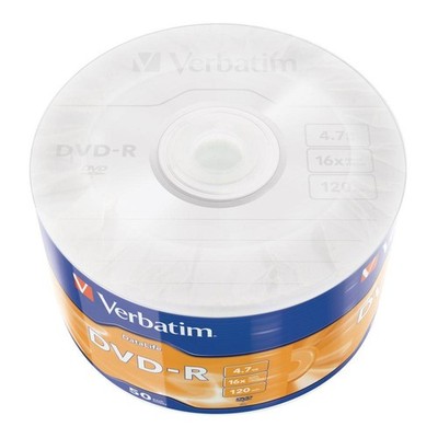 DVD-R Verbatim DataLife Matt Silver 4,7 GB 16x (Spindel 50)