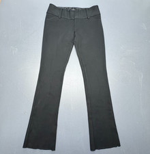 Alice + Olivia Womens Black Flare Dress Pants Size 8 Stretch Bootcut Trousers Sz