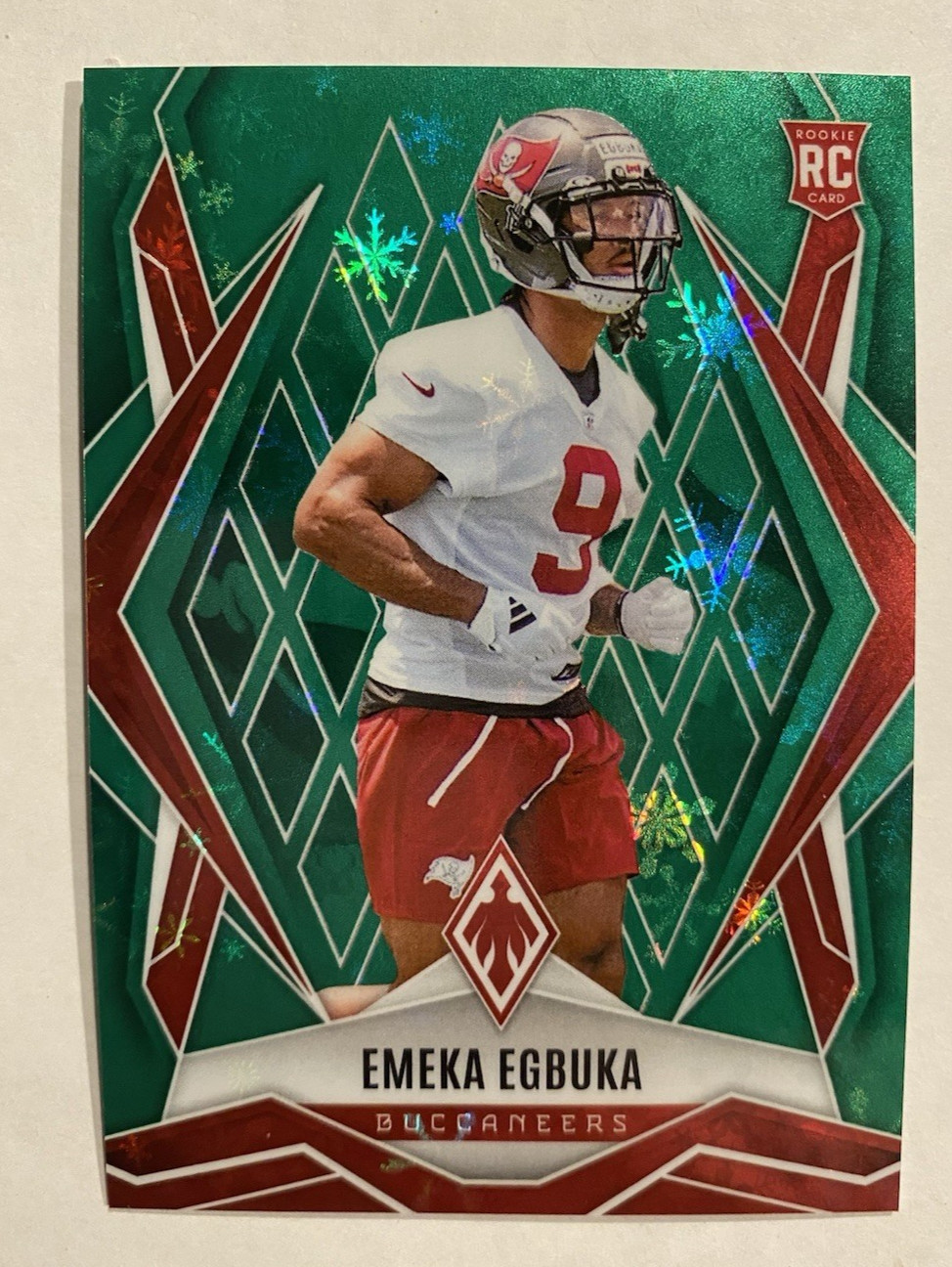 2025 Panini Phoenix Emeka Egbuka RC Green Winter /149 #225 Buccaneers