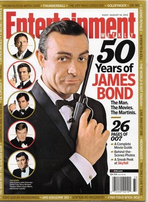 ENTERTAINMENT WEEKLY #1219 AUGUST 10 2012 MAGAZINE SEAN CONNERY JAMES BOND 007