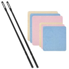 Flute Cleaning Kit 2 Flute Cleaning Rods with 6 Pack Flute Cleaning Cloth