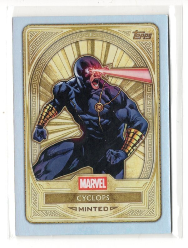 2025 Topps Marvel Mint Cyclops GOLD MINTED BASE CARD #87 X-MEN