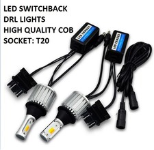 Set Of 2pcs Auto Turn Light Drl Bulbs Cob 30w 7440 T20 Switchback Led -eu Stock Set Of 2pcs Auto Turn Light Drl Bulbs Cob 30w 7440 T20 Switchback Led -eu Stock