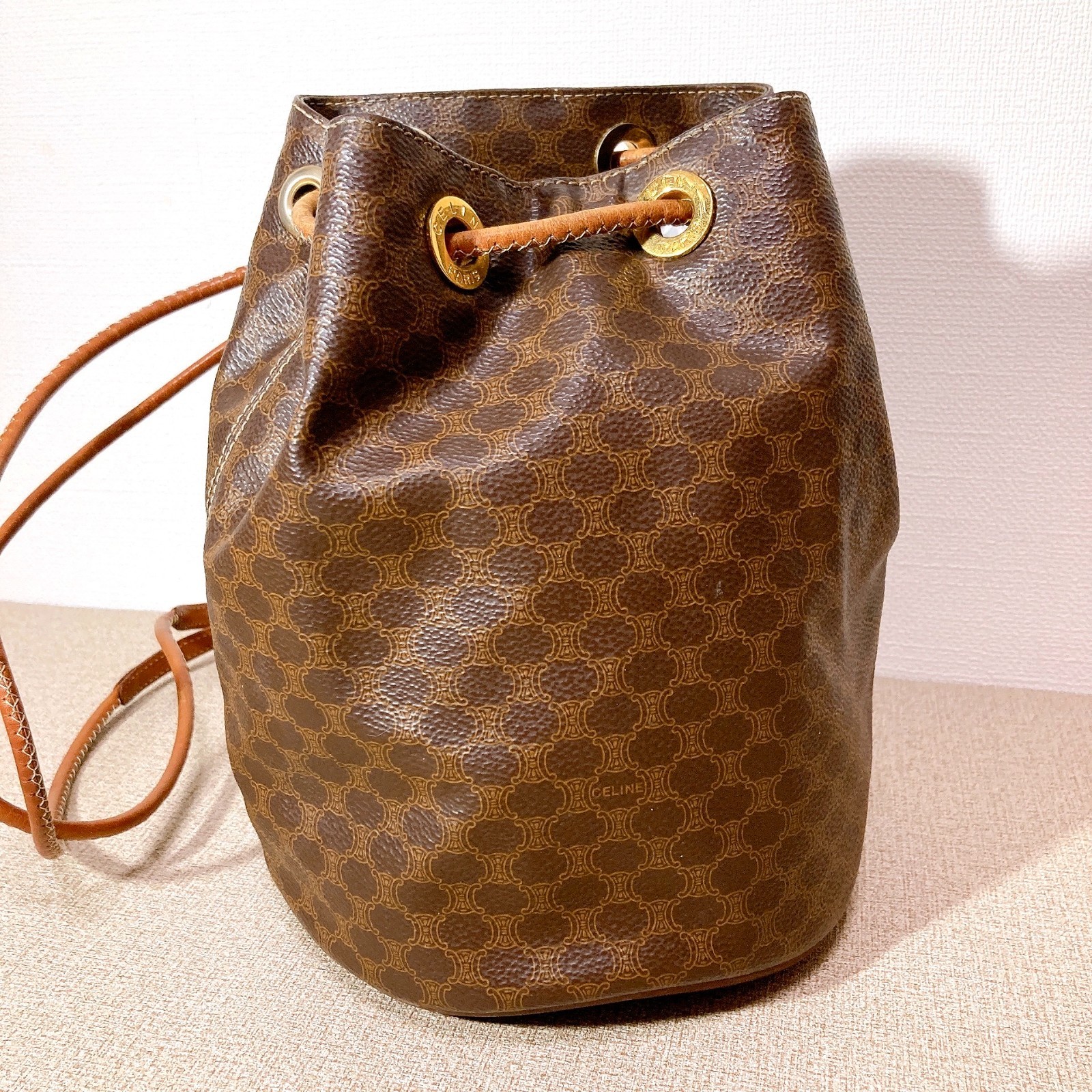 CELINE Macadam Drawstring Backpack T06 - image 2