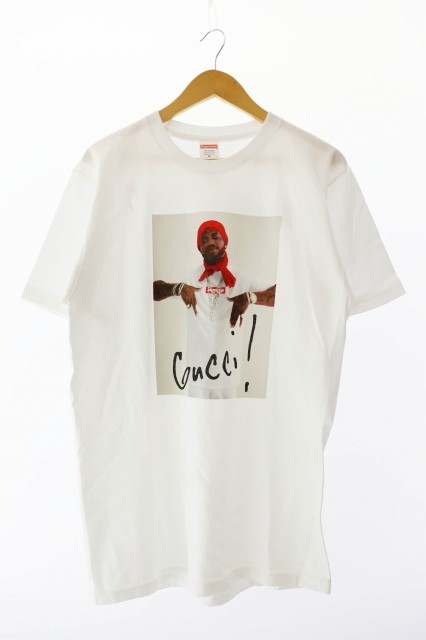 ☆ 16AW SUPREME GUCCI MANE TEE GREY LARGE 240HI6683