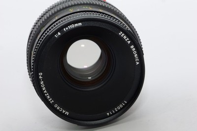 Bronica GS-1 110mm f4 Zenzanon-PG MACRO Lens for GS-1. Box. Hood