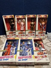 Spice Girls “On Tour” Dolls Galoob 1997-98 Vintage Lot Of 7 Dolls New In Box!!