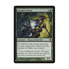 WotC MtG The List Harabaz Druid (R) NM