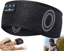 MUSICOZY Sleep Headphones Bluetooth 5.4 1 Count Pack of 1 , Light Black