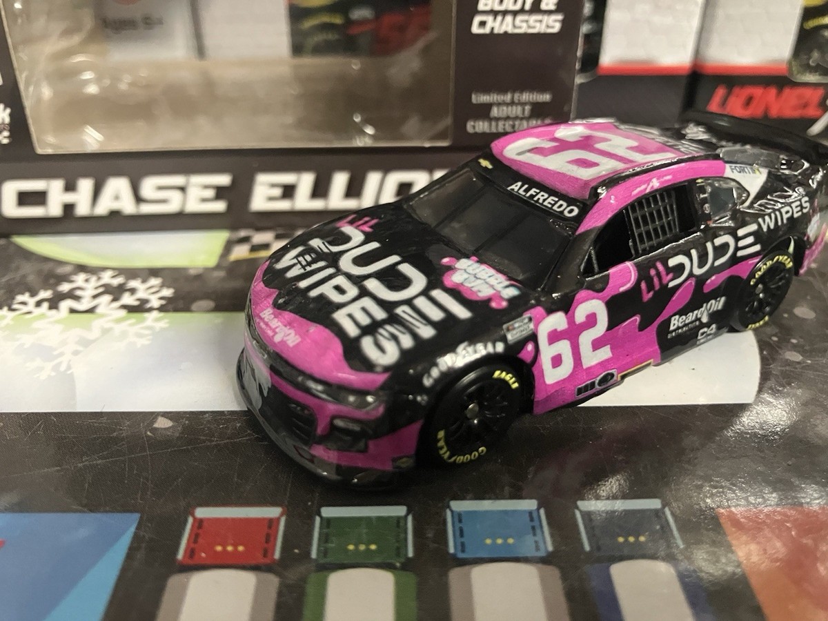 Anthony Alfredo 2025 #62 Dude Wipes Pink 1:64 Custom NASCAR