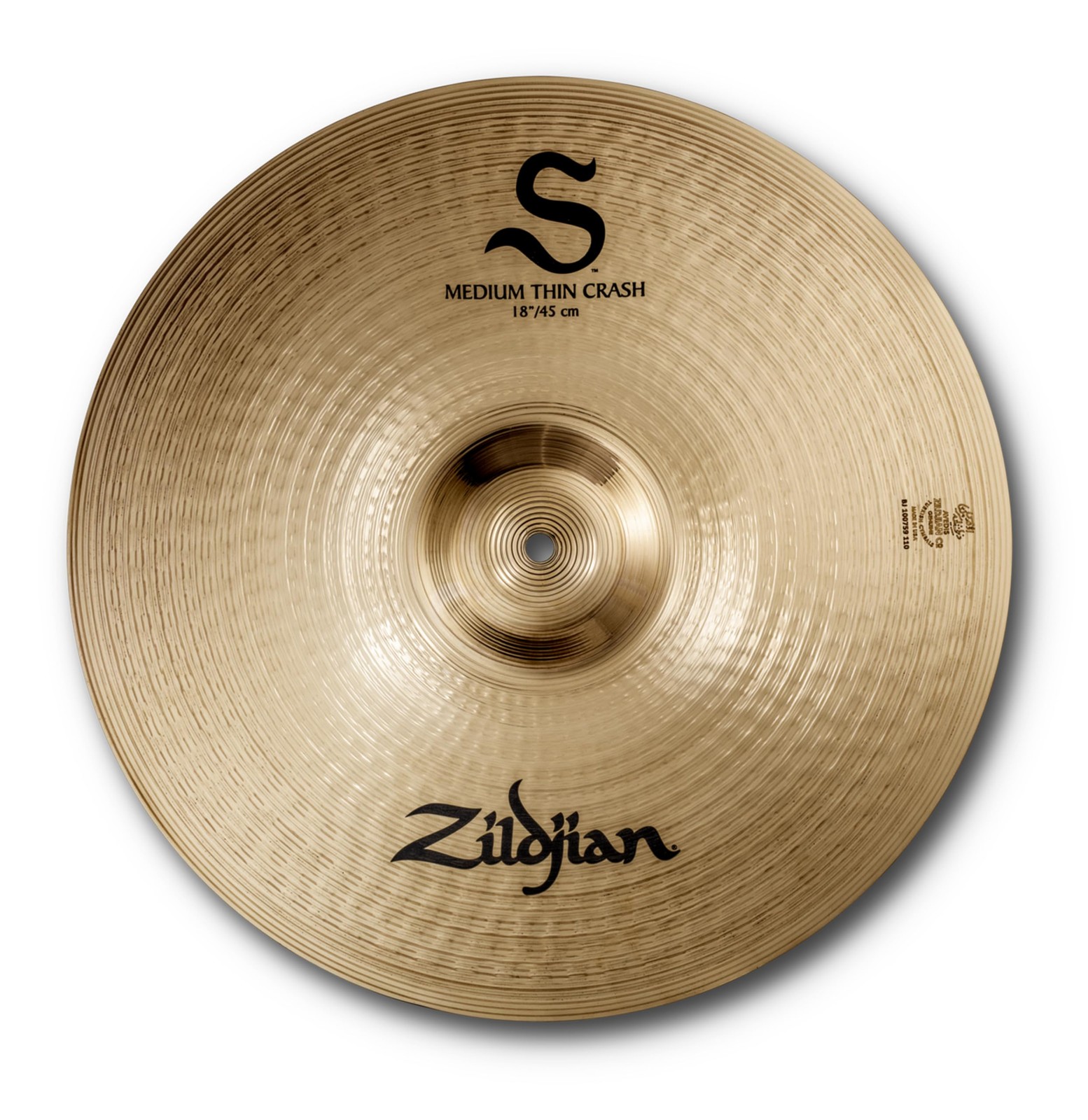 Cymbale crash 18" S Family Series en bronze martelé pour batteurs exigeants