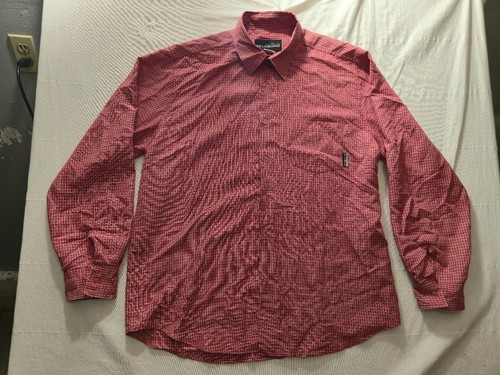 Billabong, Vintage 90s Y2K Billabong Polynosic Button Down Shirt Mens Large Red Micro Check