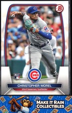 Christopher Morel 2023 Bowman #34 Chicago Cubs Rookie RC