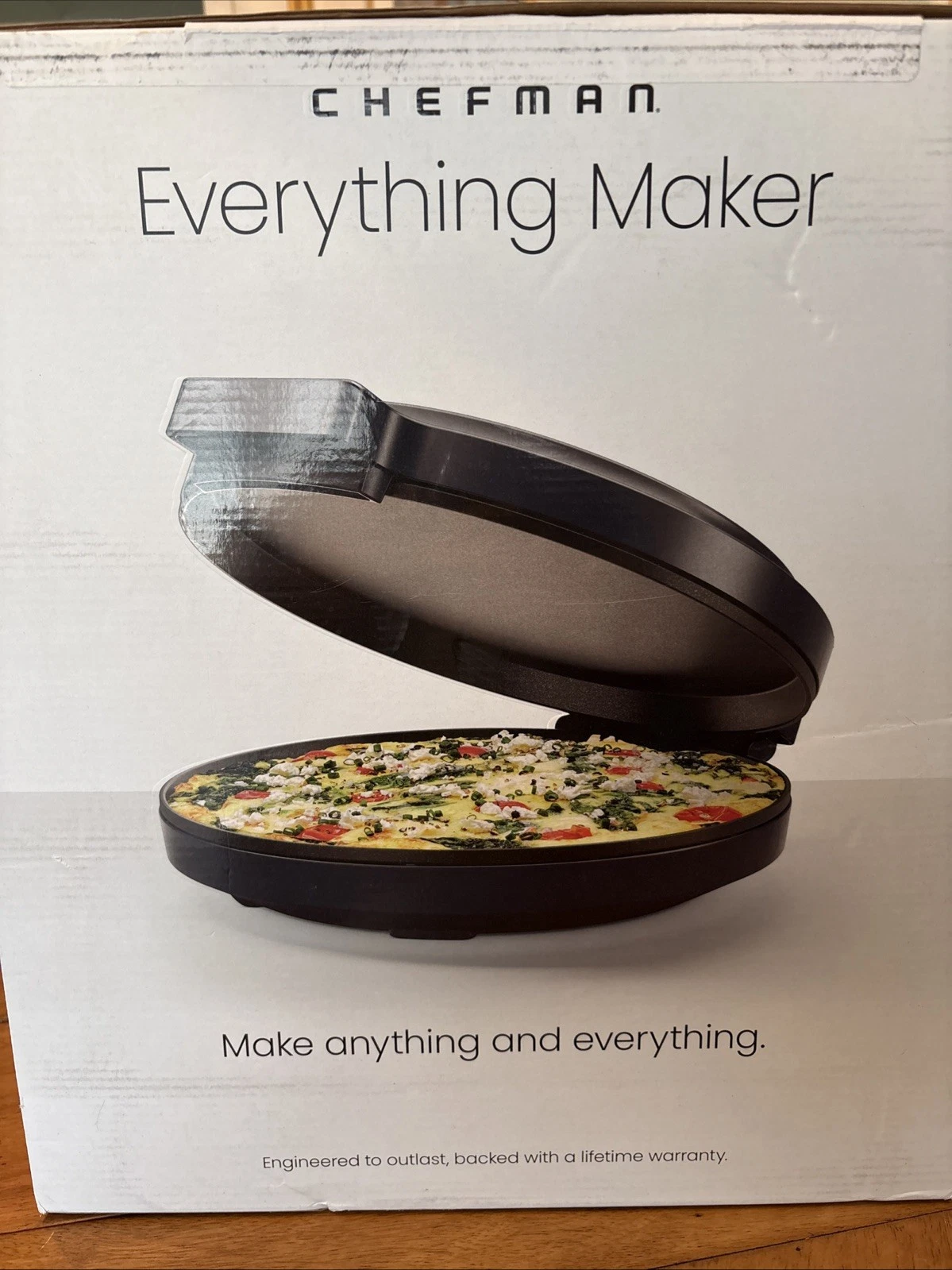 New Chefman Everything Maker - 12" Indoor New In Box
