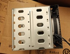 Lot of 4 - 5 Bay Hard Drive Caddy 5x 3.5" SATA SAS Come With Fans