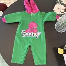 True Vintage Barney Romper 9/12 Months NEver WOrn