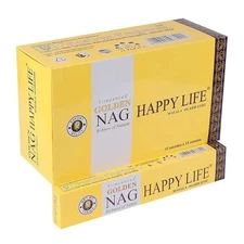 Vijayshree Golden Nag Happy Life Agarbatti Masala Fragrance Incense Sticks 180g