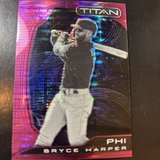 Bryce Harper Phillies TITAN 2022 Panini Chronicles PINK PULSAR Parallel Sweet!