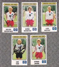 HSV ... 20 ausgeschnittene signierte Panini Sammelbilder ... KONVOLUT