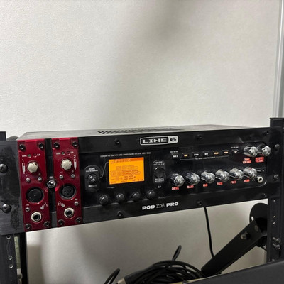 Line 6 POD X3 Pro 2U Rack Multi-Effektprozessor USB Gitarre Bass aus Japan