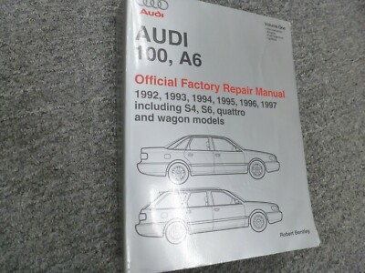 1992-1994 Audi 100 A6 Quattro Sedan Wagon Engine Shop Service Repair Manual 1993 | eBay