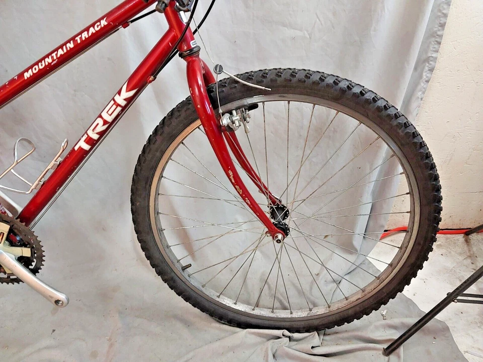 Bicicleta deportiva Trek 800 1990 MTB 17" mediana Shimano SRAM acero cromado ¡Envío a EE. UU.! Foto 3 de 4