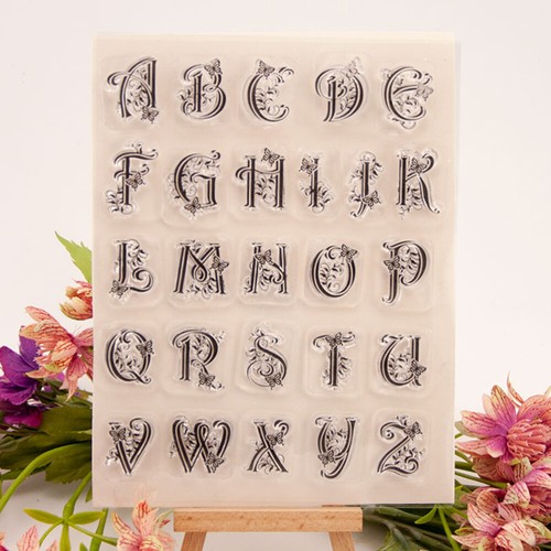 Alphabet Stamp Transparent Clear Seal Stamps for DIY Scrapbooking Craft - Picture 2 of 11