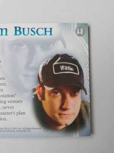Adam Busch Warren Inkworks Buffy Men of Sunnydale 2005 Authentic Autograph A8 - Picture 5 of 6