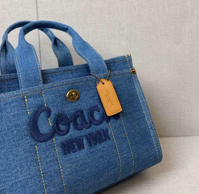 COACH CR659 Tote bag canvas denim blue 2WAY shoulder | eBay COACH CR659 Tote bag canvas denim blue 2WAY shoulder | eBay