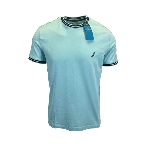 Nautica Men's T-Shirt Performance Short Sleeve Sea Green (S16) + Sea Blue (S17) image 5