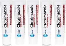 5 Pack Anti-Fungal Cream Cure Athletes Foot, Jock Itch,Compare to Lotrimin AF 1%